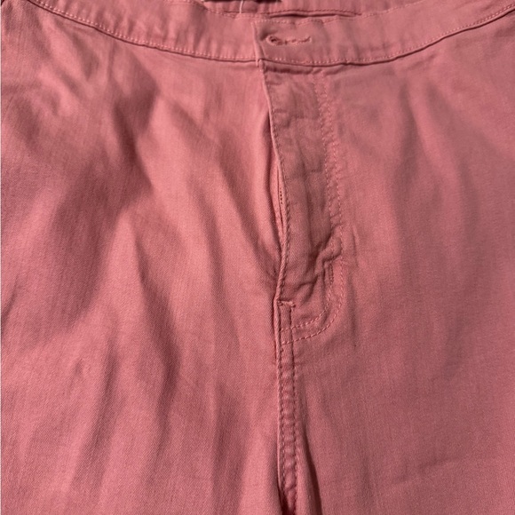 Pink Flared Women's Jeans - Picture 5 of 7